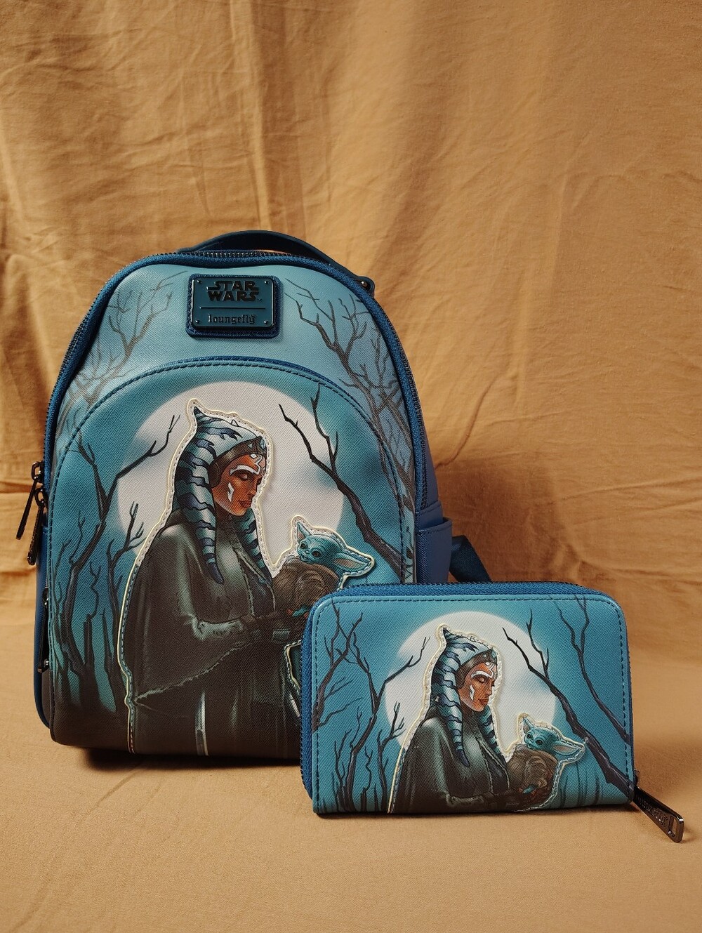 Loungefly | Star Wars | Ahsoka & Grogu Moonlight Backpack/Wallet 🌕 | NYCC 2021